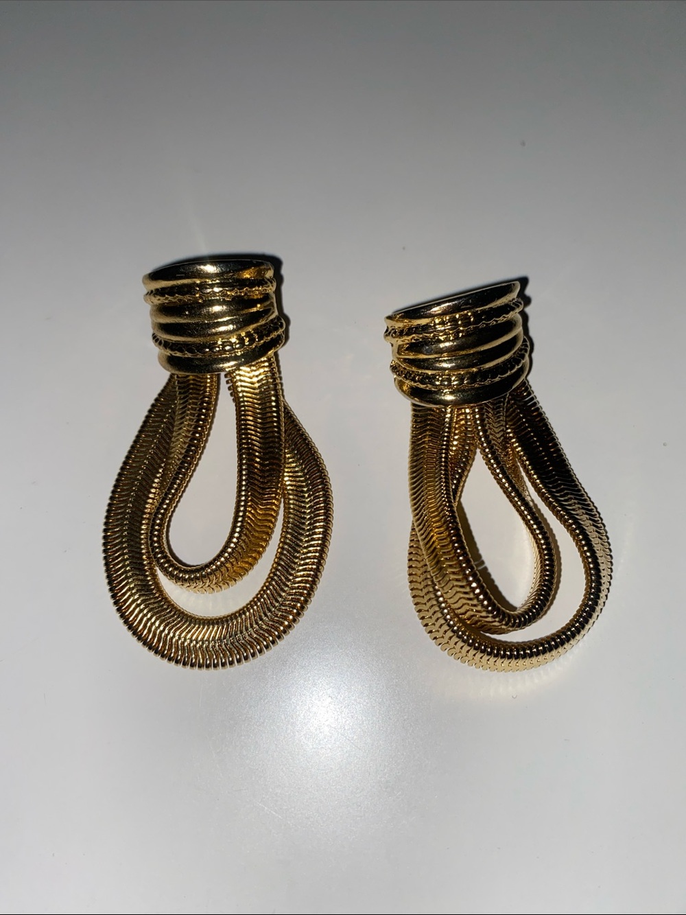 Y2K Gold Statement Earrings